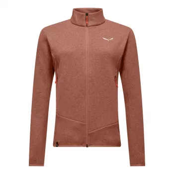 SALEWA Puez Rocca PL γυναικείο fleece μπουφάν Etruscan Red