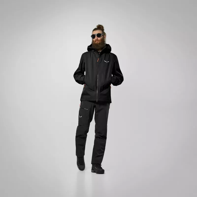 Salewa Jacket GTX 3L Epe-black Out-50 (L) - ανδρικό GORE-TEX Hardshell