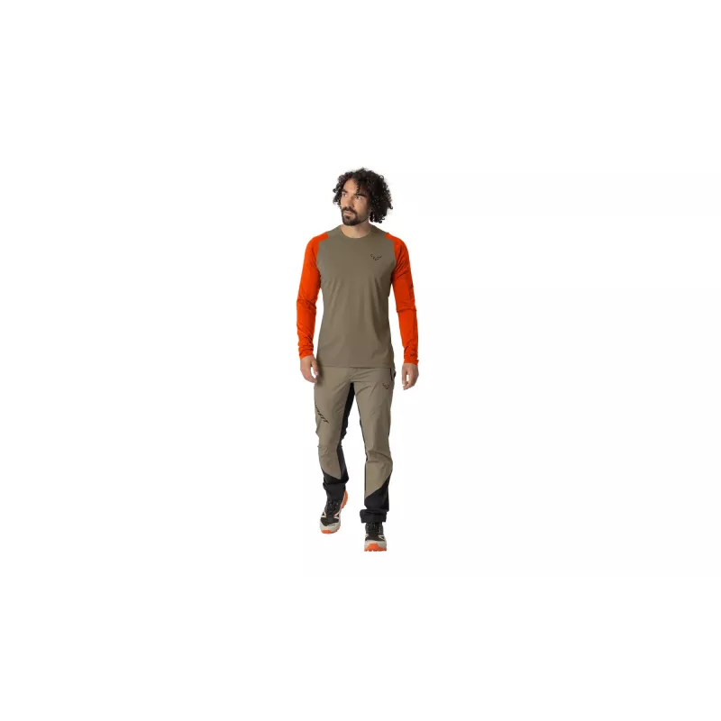 SALEWA Dynafit Transalper L/S Tee μπλούζα με μακρύ μανίκι - Fallen Rock μέγεθος M