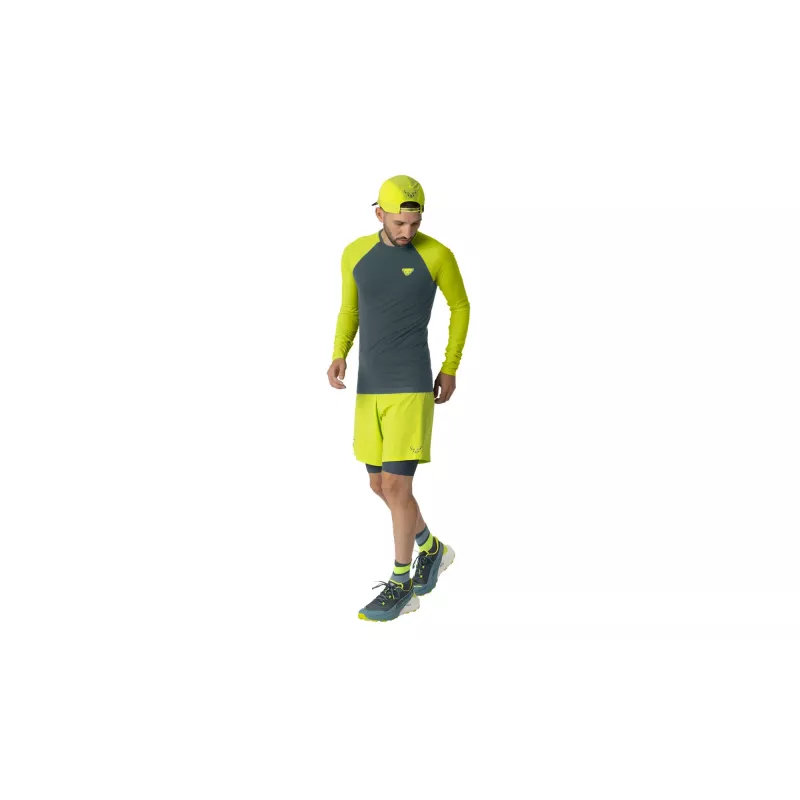 Salewa Dynafit Ultra S-Tech L/S Μπλούζα - Ultra Yellow, Μέγεθος S/M