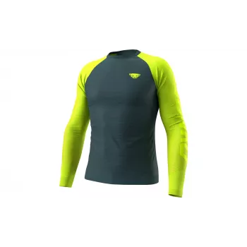 SALEWA Dynafit Ultra S-Tech L/S Μπλούζα - Ultra Yellow, Μέγεθος L/XL