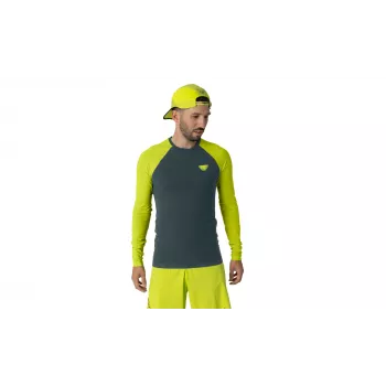 SALEWA Dynafit Ultra S-Tech L/S Μπλούζα - Ultra Yellow, Μέγεθος L/XL