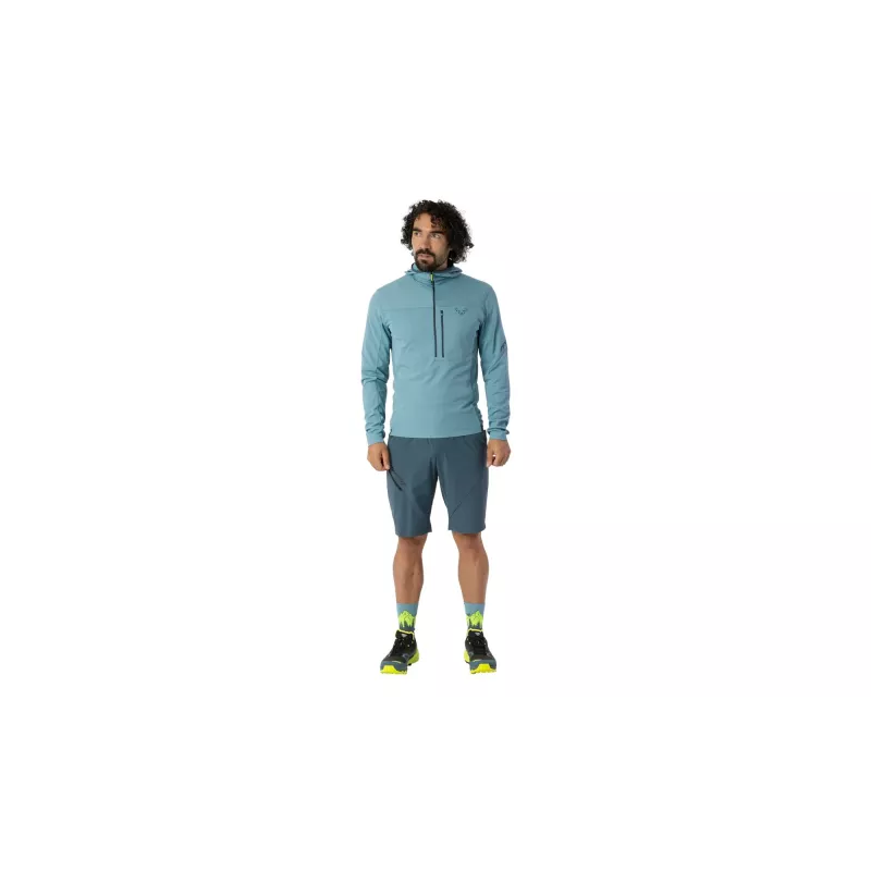 SALEWA Dynafit Traverse Thermal 1/2 Zip Mid-Layer Fleece - Smoke Blue - Μέγεθος L