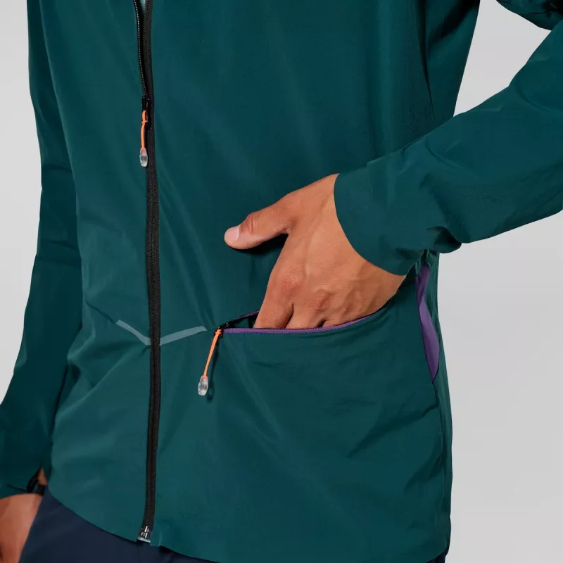 Salewa Pedroc Dst Light Jacket Softshell - Pond Blue - Μέγεθος M