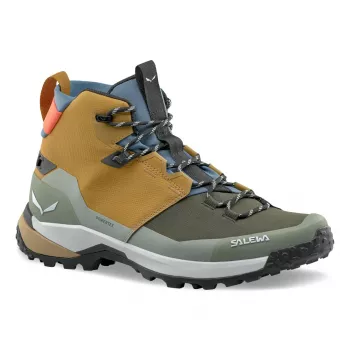 Salewa Puez 2 Mid Golden Brown παπούτσια πεζοπορίας μέγεθος 9