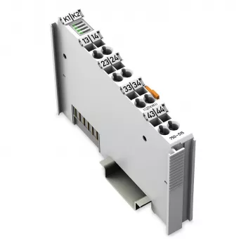 WAGO 750-515 Μονάδα εξόδου ρελέ 4 καναλιών, AC 250 V, 2,0 A