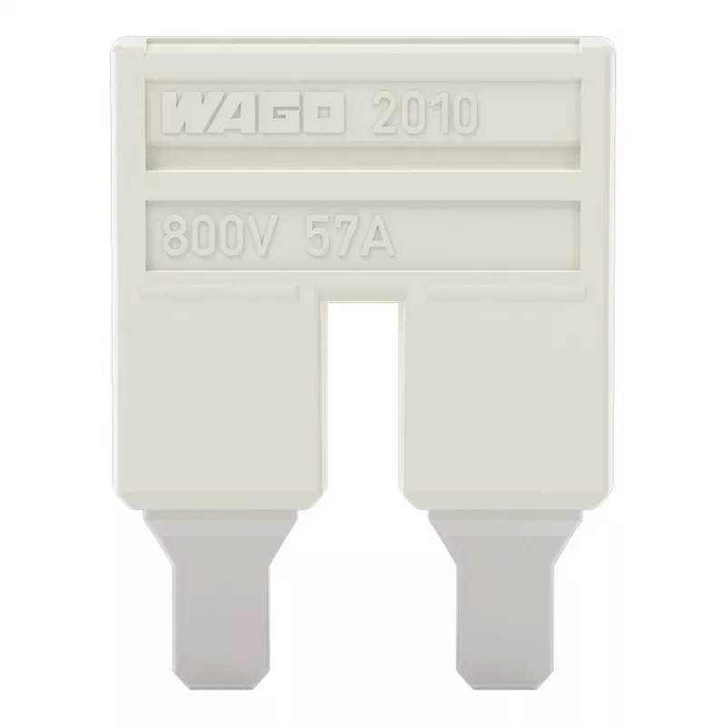 WAGO 2010-402 Γέφυρα Push-in, 2 θέσεων, μονωμένη, ανοιχτό γκρι