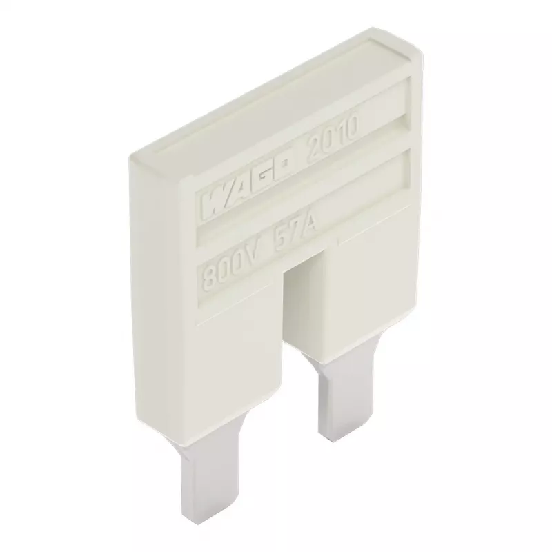 WAGO 2010-402 Γέφυρα Push-in, 2 θέσεων, μονωμένη, ανοιχτό γκρι