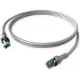 ZVK GMBH Καλώδιο patch DualBoot Cat.6A S/FTP Push-Pull, γκρι, 7,5 m