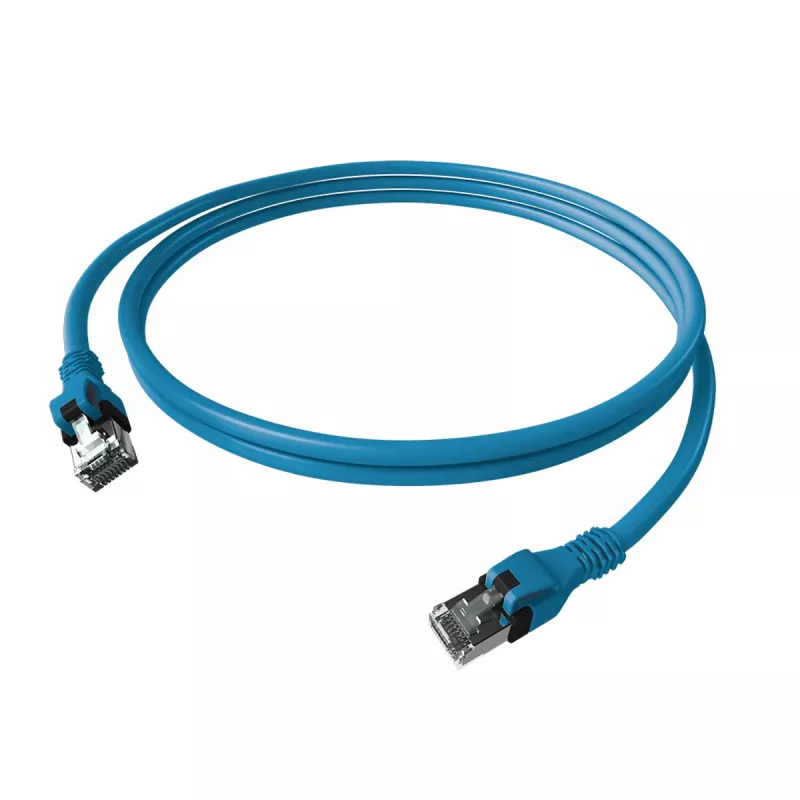EasyLan saCon Καλώδιο patch DualBoot S/FTP μπλε 2,00m Cat.6A - FTP - SFTP