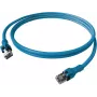 EasyLan saCon Καλώδιο patch DualBoot S/FTP Cat.6A μπλε 5,0m