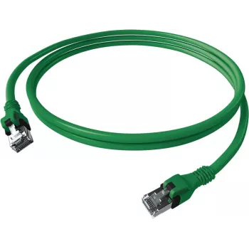 EasyLan Καλώδιο patch DualBoot Push Cat.6A S/FTP πράσινο 7,5m