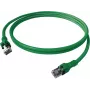 EasyLan Καλώδιο patch DualBoot Push Cat.6A S/FTP πράσινο 7,5m