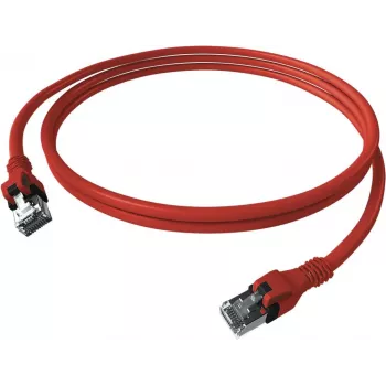 EasyLan CPP1ORARAR0020 Καλώδιο patch DualBoot Push Cat.6A θωρακισμένο κόκκινο 2.0m