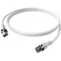 EasyLan saCon Καλώδιο patch DualBoot Cat.6A S/FTP λευκό 2,0m