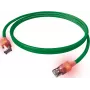 EasyLan DualBoot LED Patchkabel RJ45 S/FTP Cat.6A (Class EA) με βύσμα saCon - LSOH - πράσινο - 7,5 m