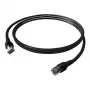 EasyLan FlexBoot Patchkabel Cat.6A S/FTP, μαύρο 1,50m