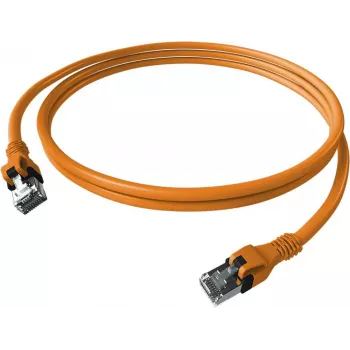 EasyLan saCon DualBoot Patch καλώδιο S/FTP πορτοκαλί 5,00m Cat.6A