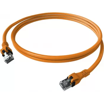EasyLan DualBoot Push Patch καλώδιο Cat.6A S/FTP πορτοκαλί 7,5m