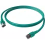 EasyLan FlexBoot Καλώδιο Patch Cat.6A S/FTP με βύσμα saCon, Τιρκουάζ, 3 m