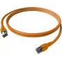EasyLan FlexBoot Cat.6 S/FTP Καλώδιο Patch Πορτοκαλί 7,5m