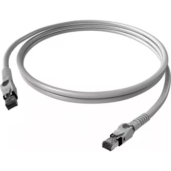 EASYLAN VarioBoot Cat.6A S/FTP Καλώδιο Patch Γκρι 10m