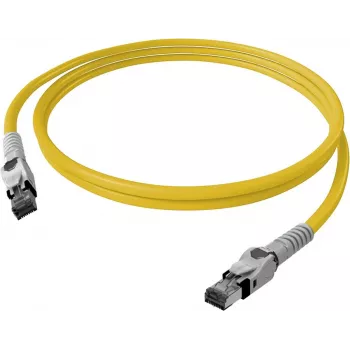EasyLan VarioBoot Καλώδιο Patch Cat.6A S/FTP Κίτρινο 1,0m