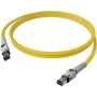 EasyLan VarioBoot Καλώδιο Patch Cat.6A S/FTP Κίτρινο 1,0m