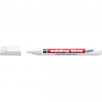 EDDING Μόνιμος Μαρκαδόρος Ready White Industry Pen E-8046