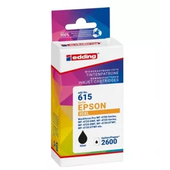 EDDING EDD-615 μαύρο μελάνι συμβατό με EPSON 35XL T3591XL