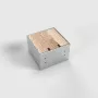 BEP24 Επιδαπέδιο Κουτί 2x Schuko (Type F) Ασημί Ανοξείδωτο Ατσάλι