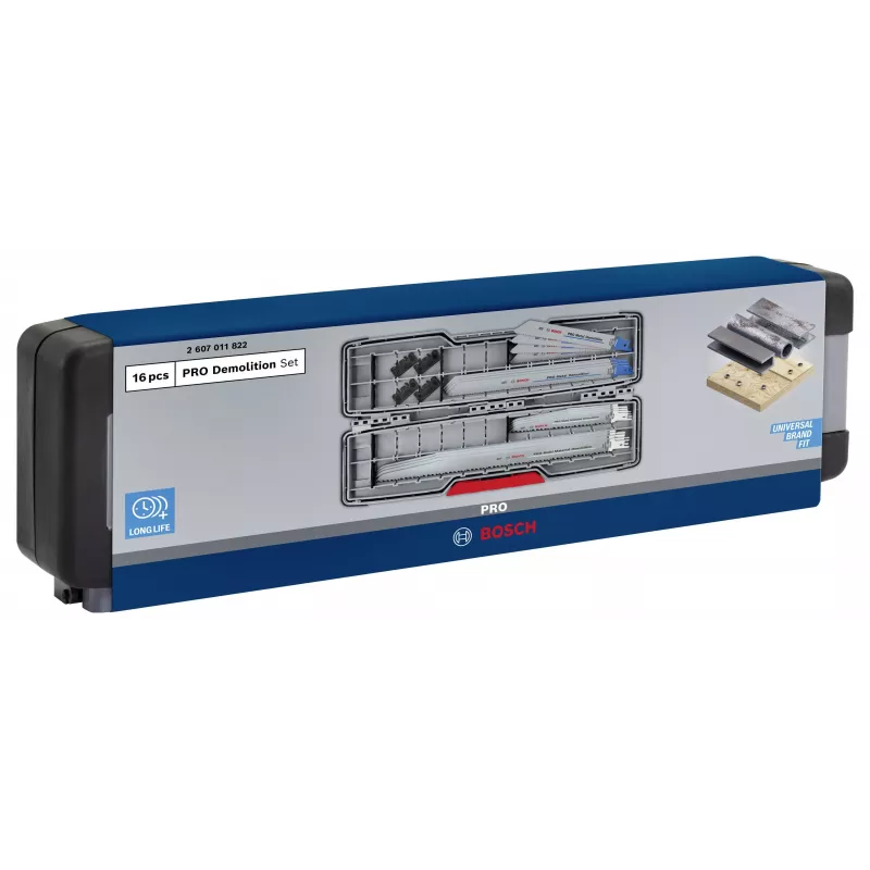 Bosch PRO Tough Box Σετ λεπίδων σπαθί κατεδάφισης 16 τεμ.