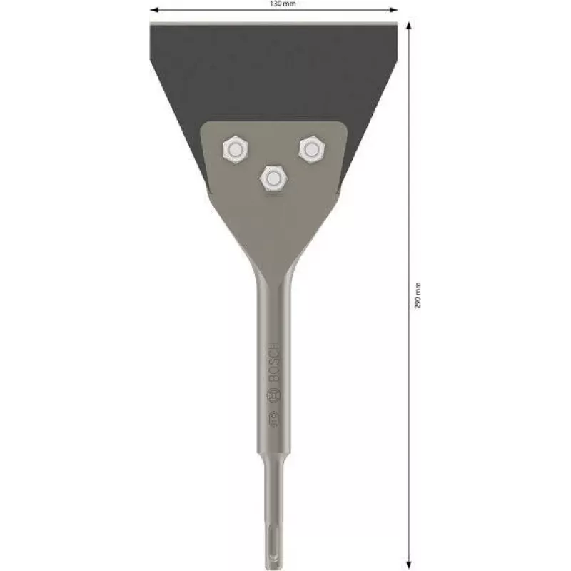 Bosch PRO SDS plus Ξύστρα δαπέδου 130x290mm Προσαρμογέας σμίλης