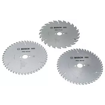 BOSCH POWERTOOLS PRO δίσκος κυκλικού πριονιού ξύλου 160 mm (συσκευασία 3 τεμ. προσφορά)