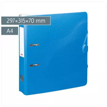 BRUNNEN WAVE Αρχειοθήκη με μοχλό Azur Πλαστικό 7,0 cm DIN A4
