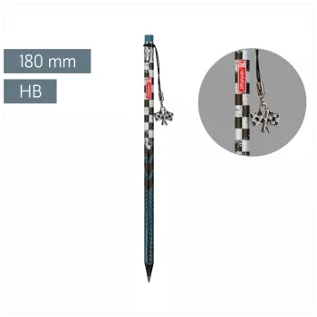 Brunnen Fast Wheels μολύβι HB μπλε με γόμα 1 τεμ.