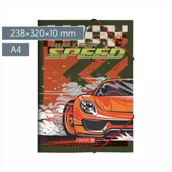 BRUNNEN Fast Wheels ντοσιέ A4 κόκκινο/πράσινο