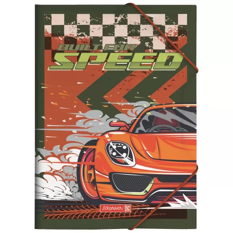 BRUNNEN Fast Wheels ντοσιέ A4 κόκκινο/πράσινο