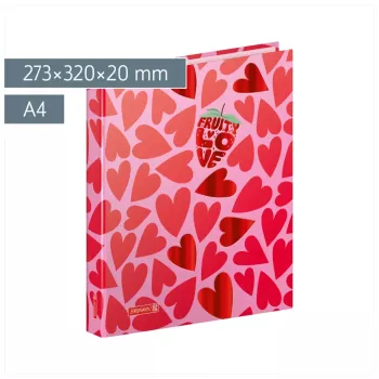 Brunnen Fruity Love ρινγκ μπλοκ ροζ