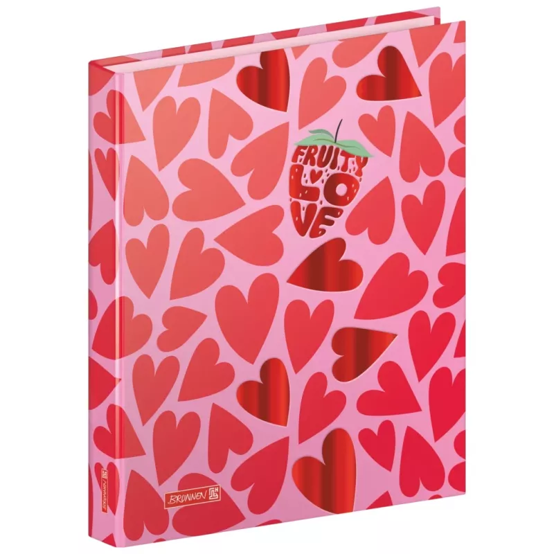 Brunnen Fruity Love ρινγκ μπλοκ ροζ