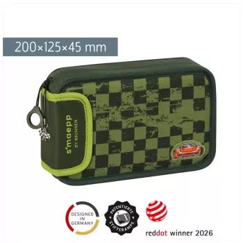BRUNNEN γεμάτη κασετίνα s'maepp Fast Wheels πράσινο/ανοιχτό πράσινο 16 τεμ., 20,0 x 4,5 cm (1049120521)