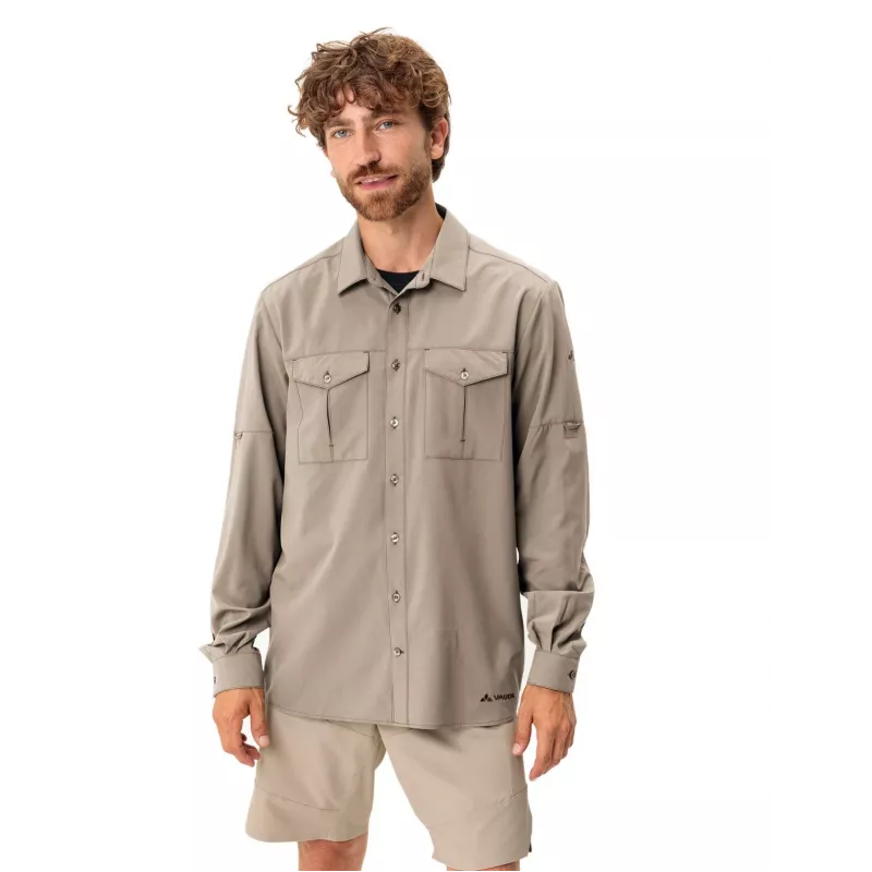 Vaude Rosemoor LS Shirt II - Linen - μέγεθος M