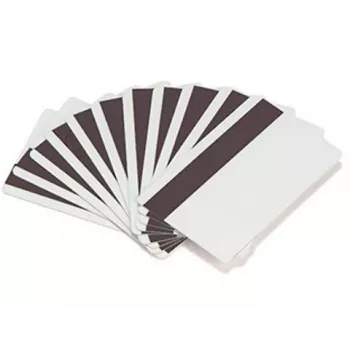 ARTDEV Blank Plastic Card - 30mil 0,76mm με μη προγραμματισμένη μαγνητική ταινία Lo-Co - Λευκό