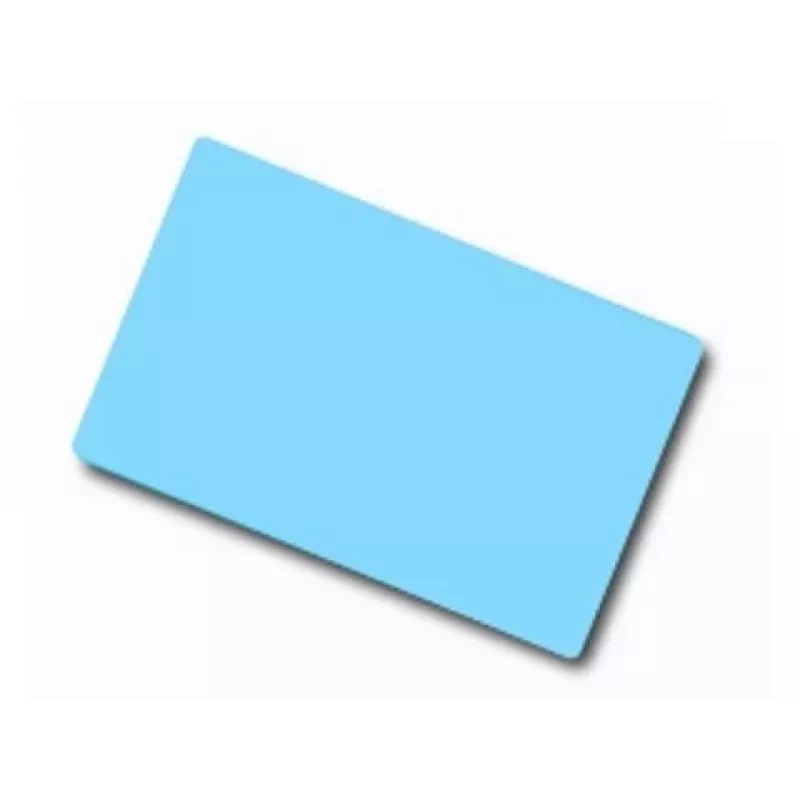 ARTDEV Κενή κάρτα PVC - 86 x 54mm 30mil 0,76mm Ανοιχτό μπλε