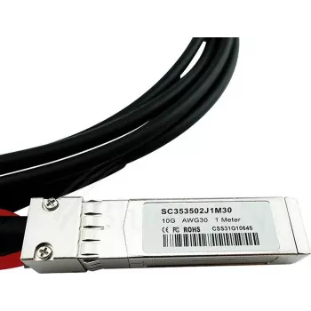 BlueOptics 37-1197-01-BL Συμβατό Cisco 10GBASE-CR Ενεργό SFP+ σε SFP+ Direct Attach καλώδιο, 3m, AWG30