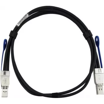 BLUEOPTICS BlueLAN καλώδιο MiniSAS-HD συμβατό με HPE J9734AS, Παθητικό, 4x Mini-SAS HD (SFF-8644) σε 4x Mini-SAS HD (SFF-8644), AWG30, 0,5 μέτρα (J9734AS-BL)