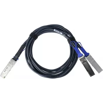BlueLAN παθητικό καλώδιο Breakout Direct Attach Copper 200GBASE-CR4 QSFP56 σε 2x100GBASE-CR QSFP56, 1 μέτρο
