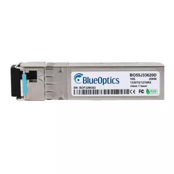 BlueOptics SFP+ BO55J33620D 10GbE BiDi SFP+ Πομποδέκτης 20 km LC Simplex 1330 nm TX / 1270 nm RX Συμβατό με Synology SFP-10G-BX-D