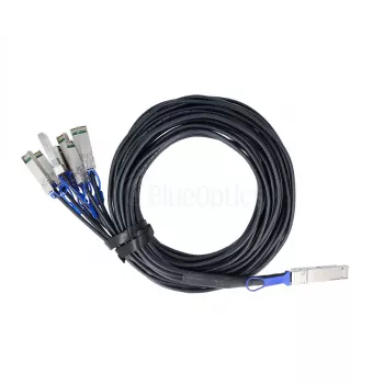 BlueOptics Dell EMC συμβατό BlueLAN DAC 200GBASE-CR8 QSFP-DD σε 8x SFP28 καλώδιο Breakout 3m