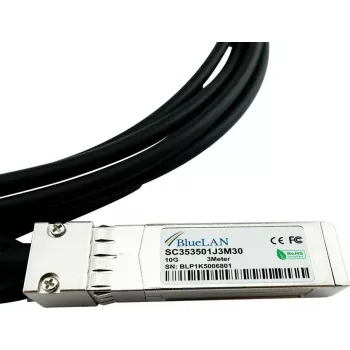 BlueOptics Belkin F2CX036-05M συμβατό καλώδιο Direct Attach (DAC) - παθητικό 10 Gigabit Twinaxial χαλκού SFP+ σε SFP+ 5m